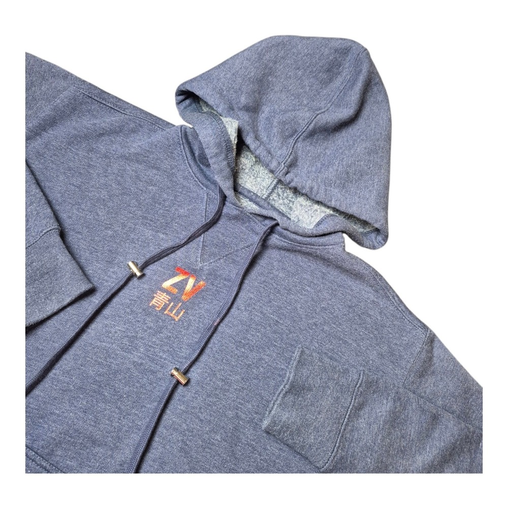 Zadig & Voltaire Women's XS Spencer ZV Address Pullover Hoodie Blue